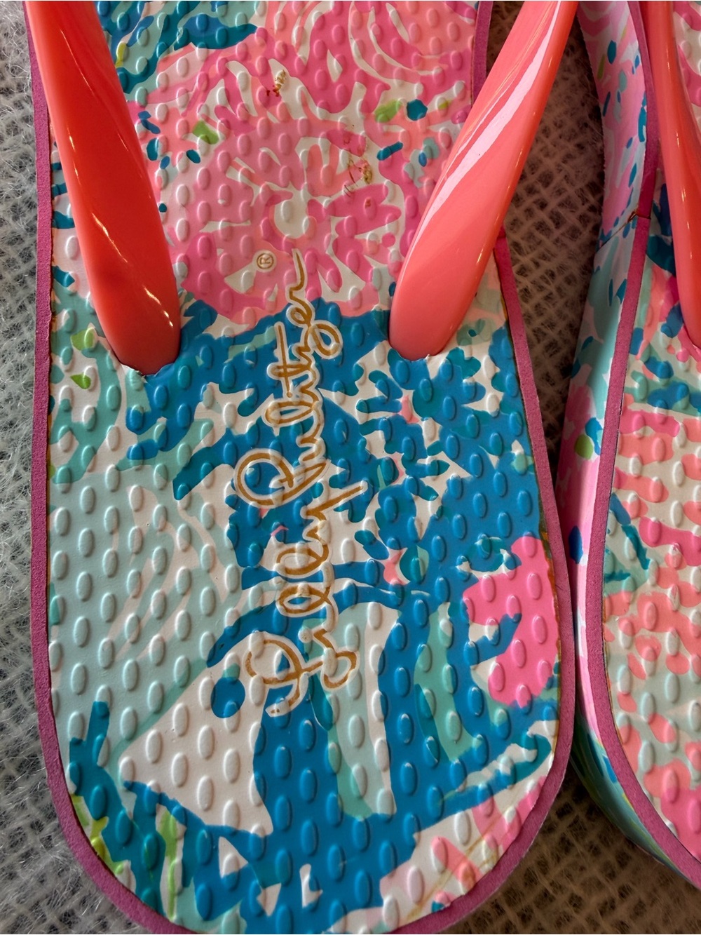 Lilly Pulitzer Flip Flops - Picture 3 of 10
